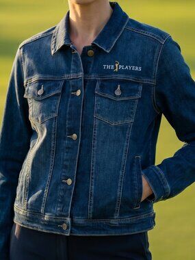 NWT Official PGA THE PLAYERS CLUB women's Georgie jean jacket M